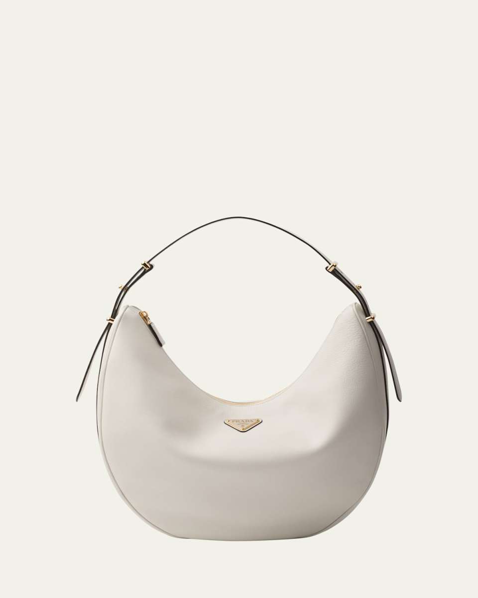 Grain Leather Shoulder Bag